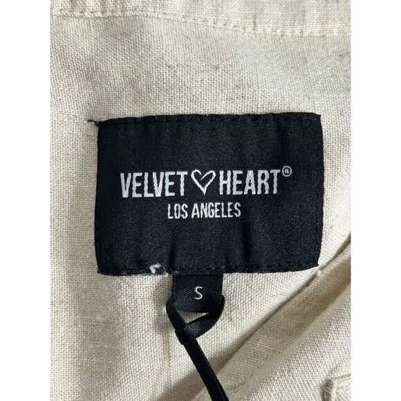 Velvet Heart Greyson Lightweight Jumpsuit in Wheat - Sz S - NWT - Picture 6 of 8